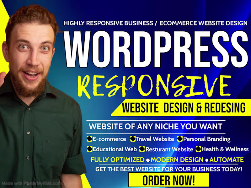 Cover image for WordPress Website Design, WordPress Developer, WordPress Expert