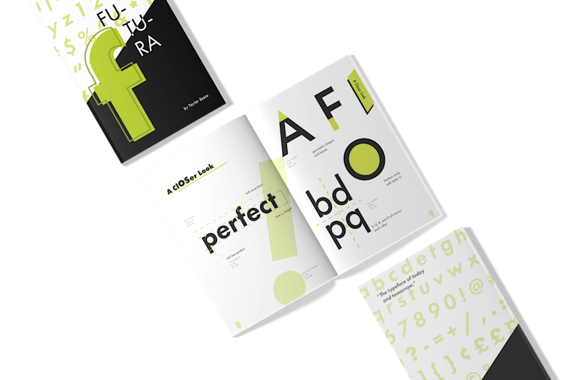Cover image for Type Spec Book: Futura on Behance