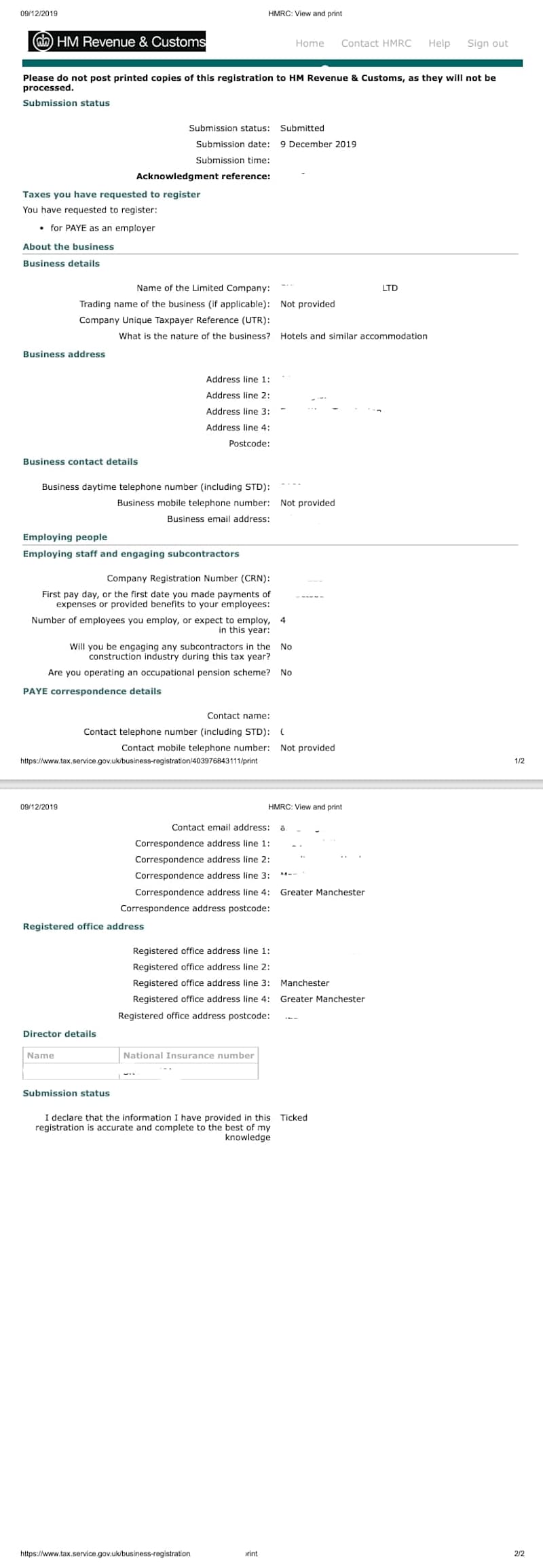 Cover image for PAYE registration