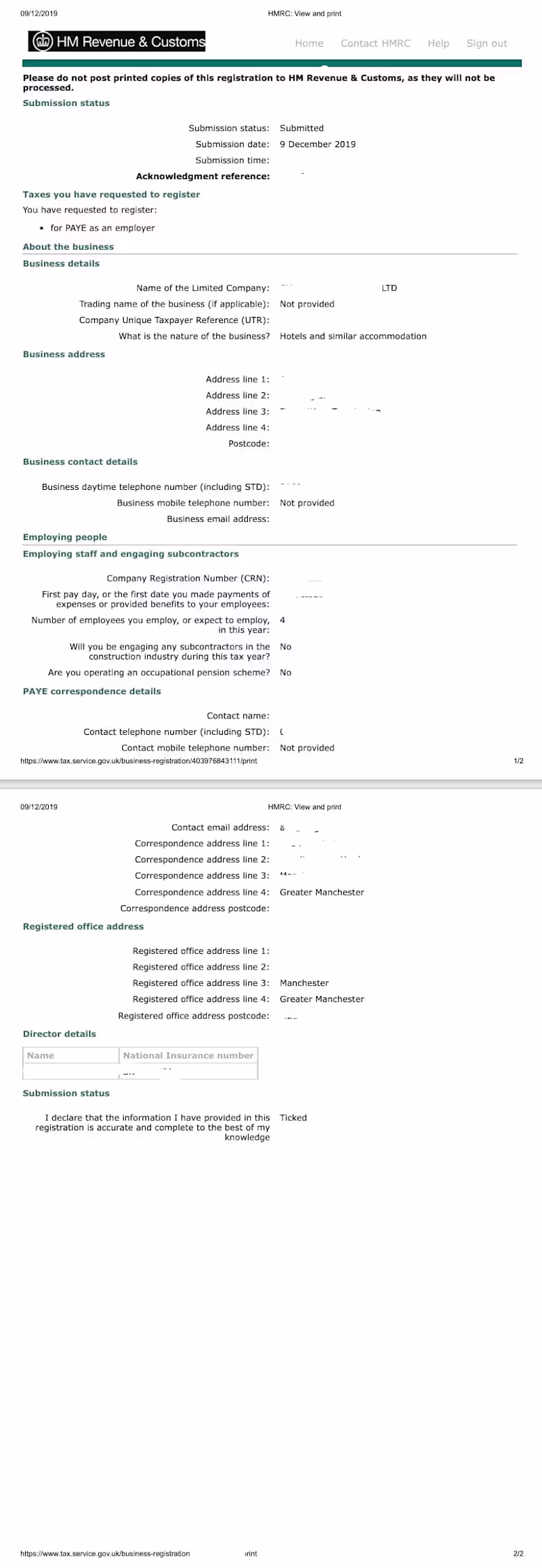 Cover image for PAYE registration