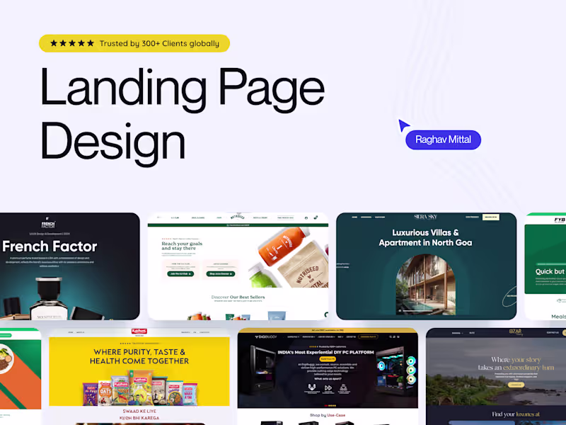 Cover image for Landing Page - Design