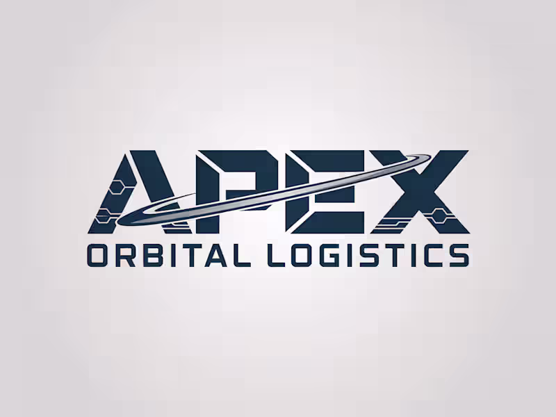 Cover image for Apex orbital Logistics Branding for a private space cargo co...