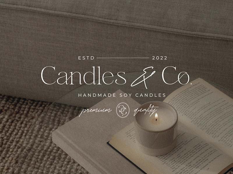 Cover image for Candles & Co. | Brand Identity Design for a Candle Brand