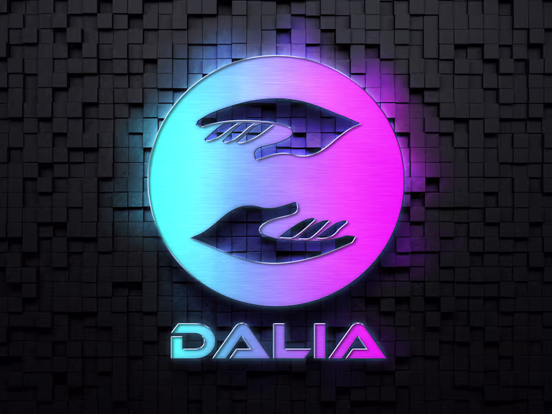 Cover image for Dalia Cryptocurrency Branding/ Logo Design