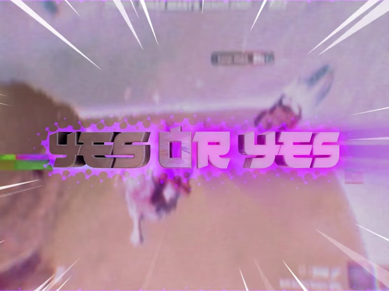 Cover image for And lastly on edits from a few years back, "YES OR YES", a q...