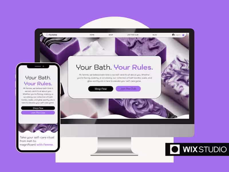 Cover image for FEMME – eCommerce Wix Studio Template