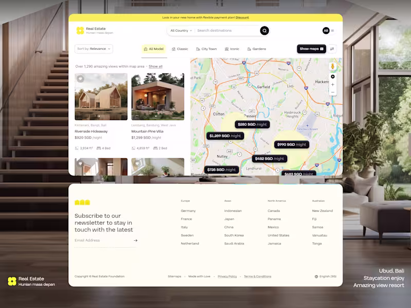 Cover image for Hunian - Real Estate Website