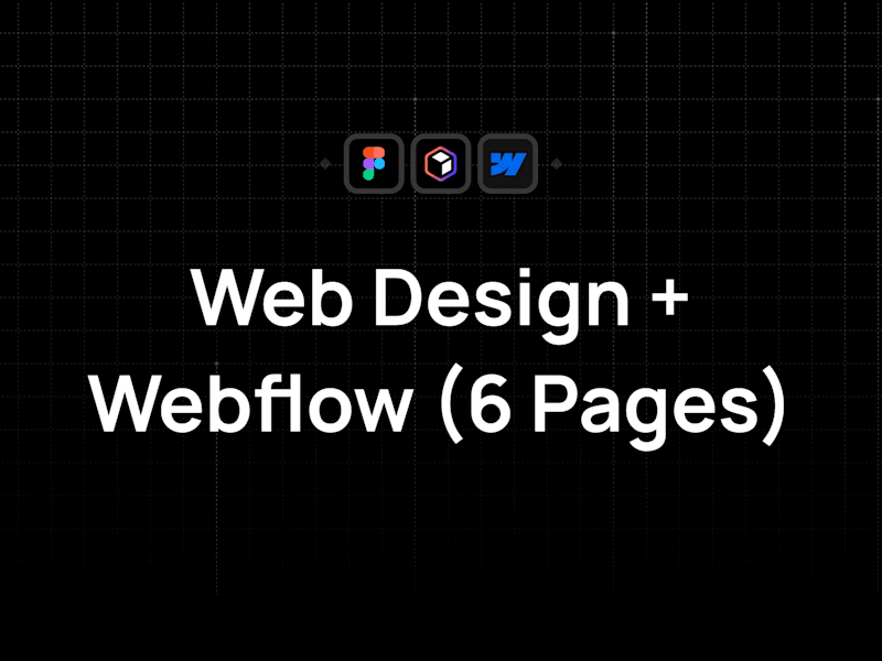 Cover image for Web Design & Dev (6 Pages)