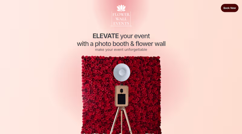 Cover image for Photo Booth Company - Framer Website