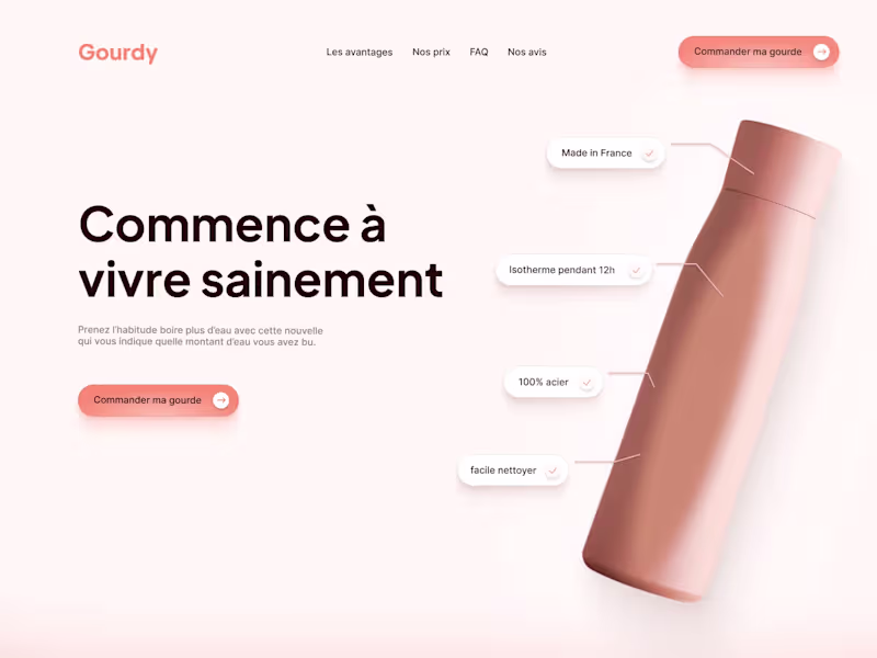 Cover image for Landing of Gourdy Redesign