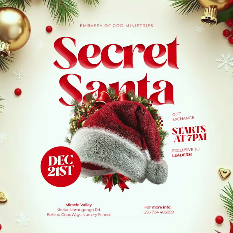 Cover image for Secret Santa - Gift Exchange Patry