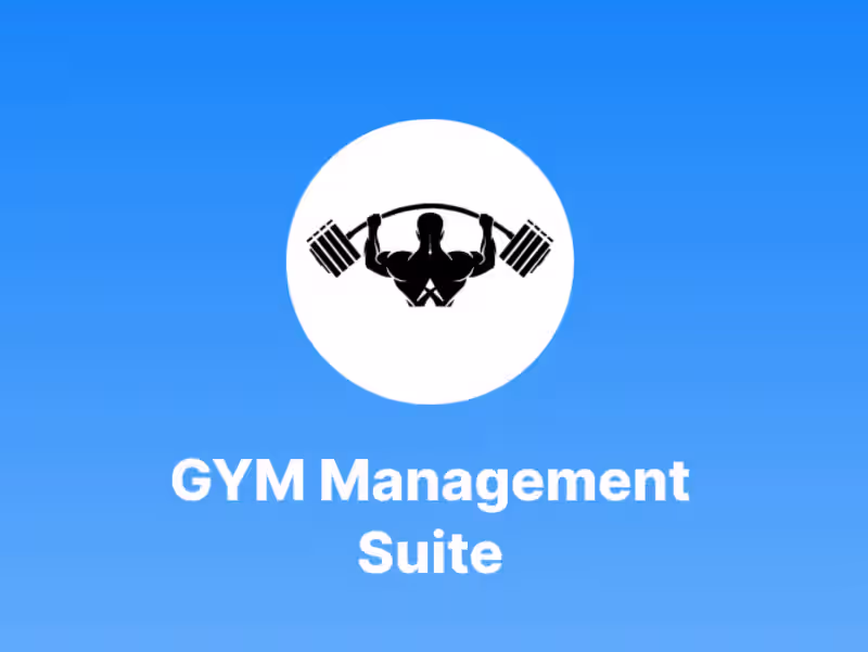 Cover image for Gym Management Suite