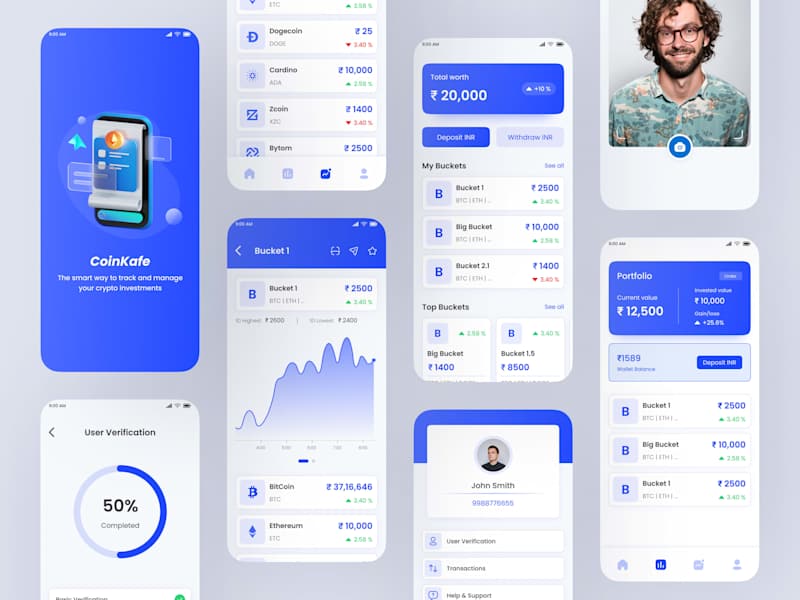 Cover image for Crypto Bucket App | Concept UI