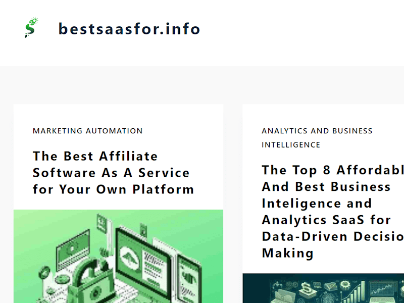 Cover image for WORDPRESS SITE - BESTSAASFOR.INFO
