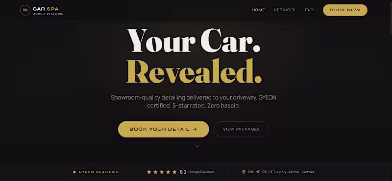 Cover image for Premium Service Business Website & Booking System