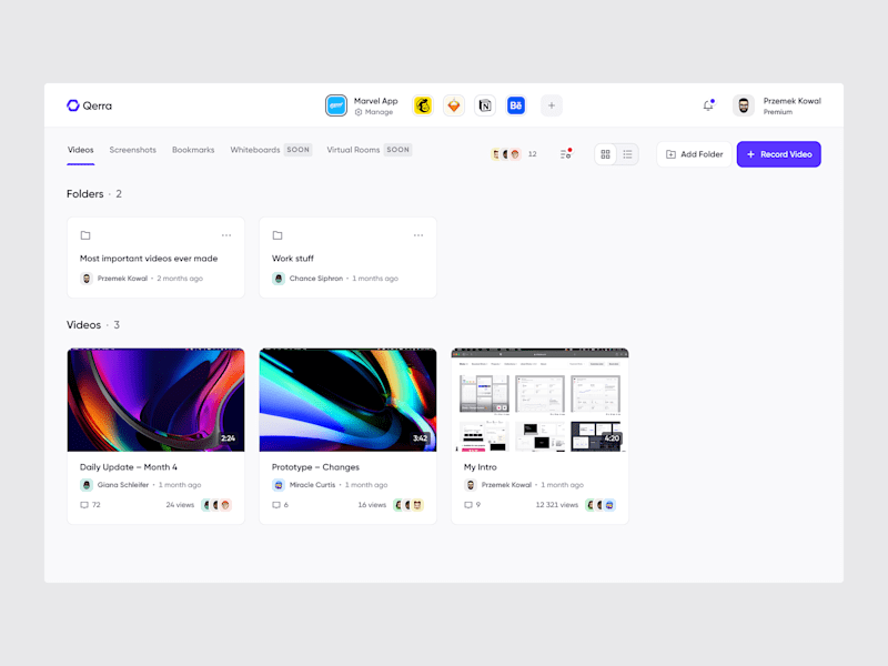 Cover image for Qerra – Dashboard & Actions 🚀