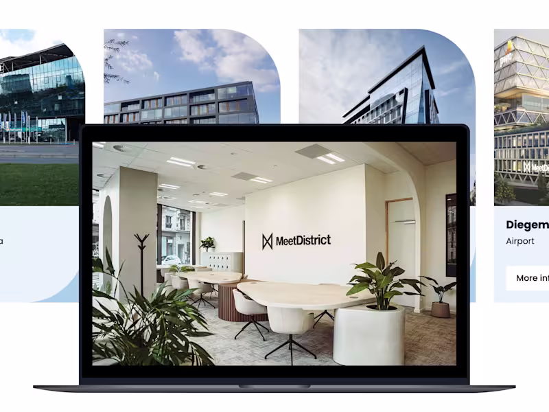 Cover image for Meet District | Coworking Space Navigation Redesign