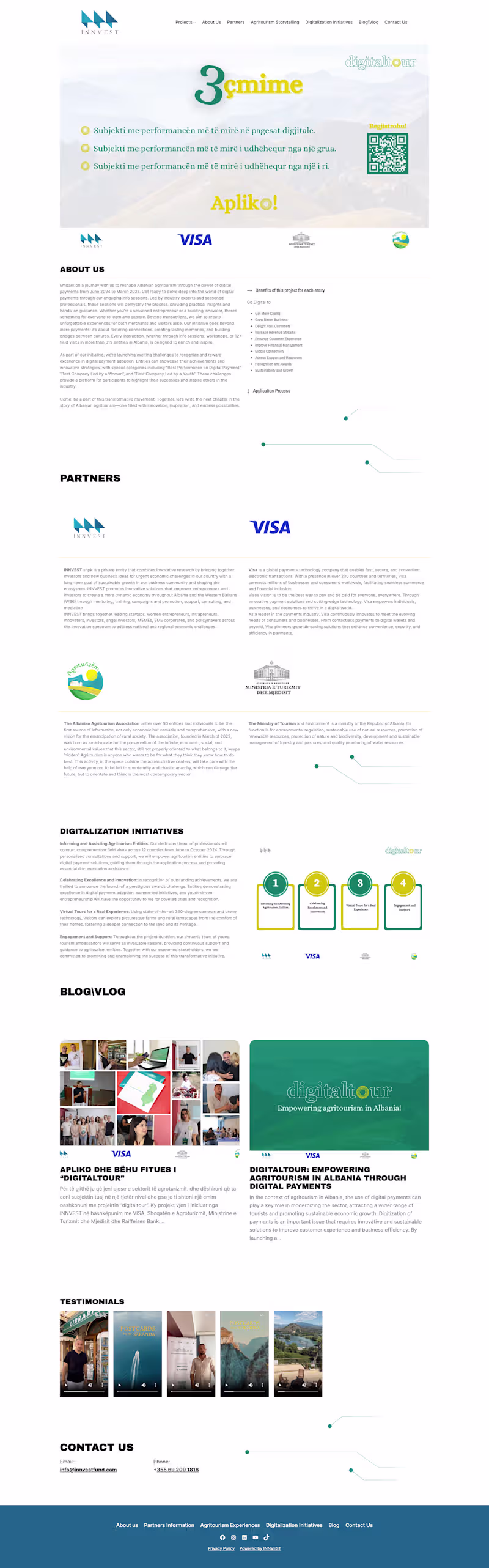 Cover image for Digitaltour Landing Page Development