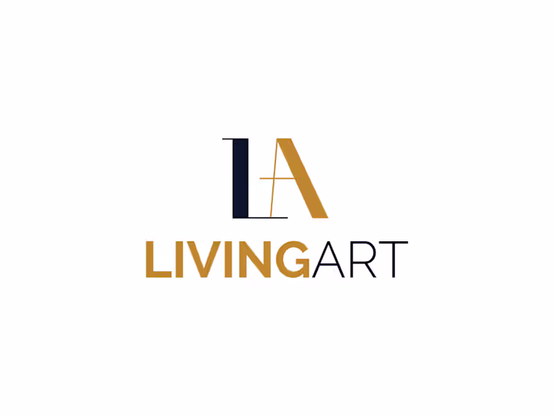 Cover image for Living Art Logo and Identity Design