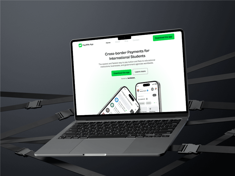 Cover image for Pay4Me Website Redesign