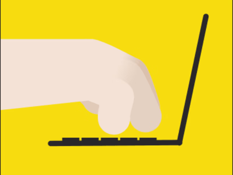 Cover image for Typing Hand Lottie Animation