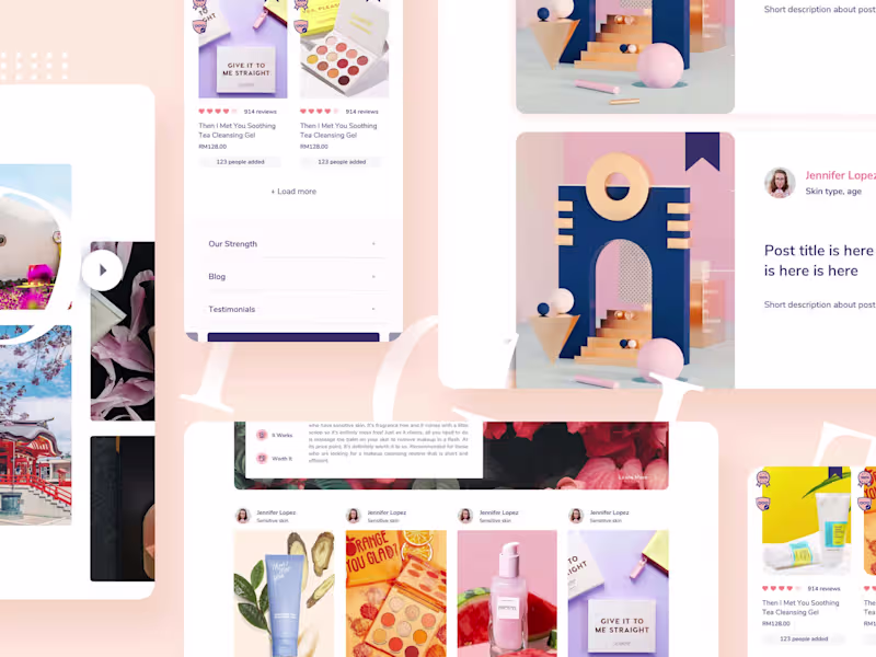 Cover image for Lovin It: a Beauty E-commerce and Community Website