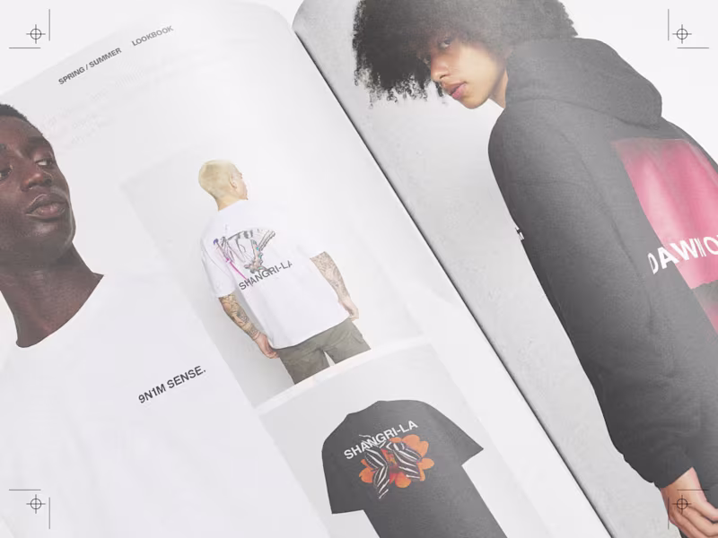 Cover image for 9N1M SENSE: Final Artwork, Mockups, Lookbook