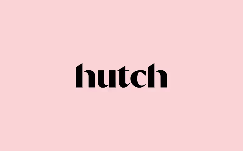 Cover image for Hutch Interior Design App Logotype Wordmark Re-Design