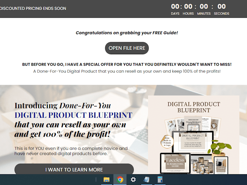 Cover image for Digital Product Blueprint Sales Funnel