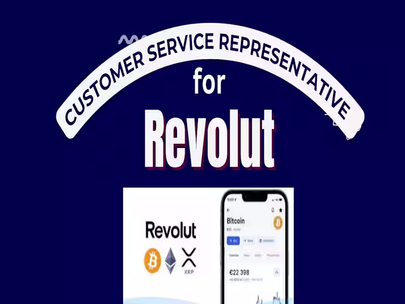 Cover image for Customer service Represenatative for Revolut