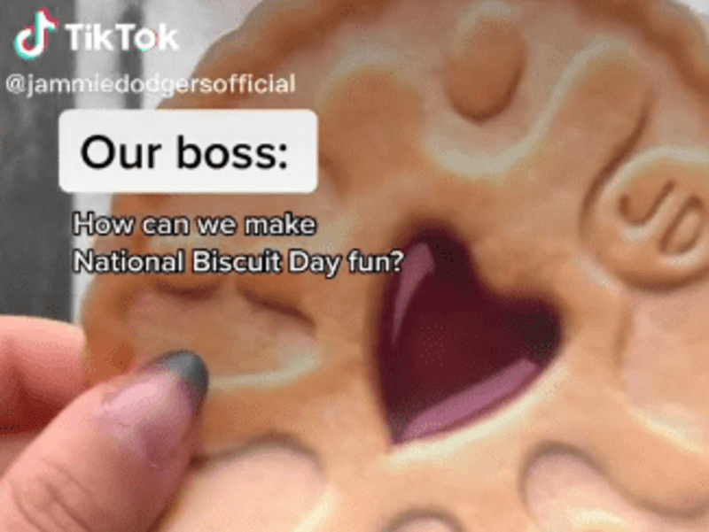 Cover image for Jammie Dodgers on TikTok
