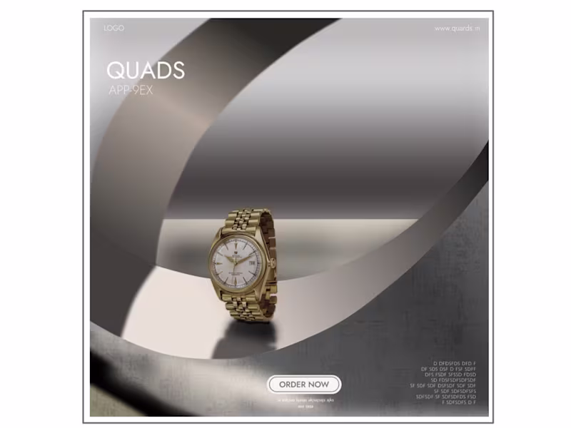 Cover image for Advertisement Post for a Watch Brand 