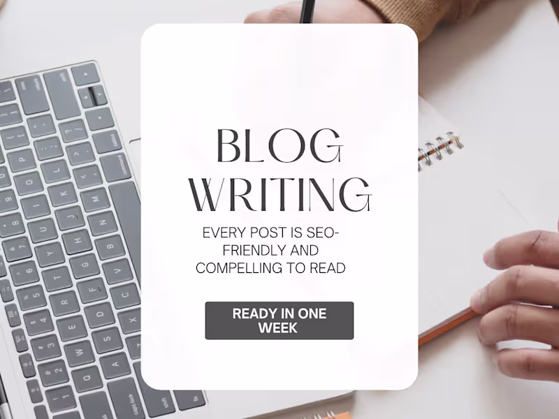 Cover image for Blog writing 