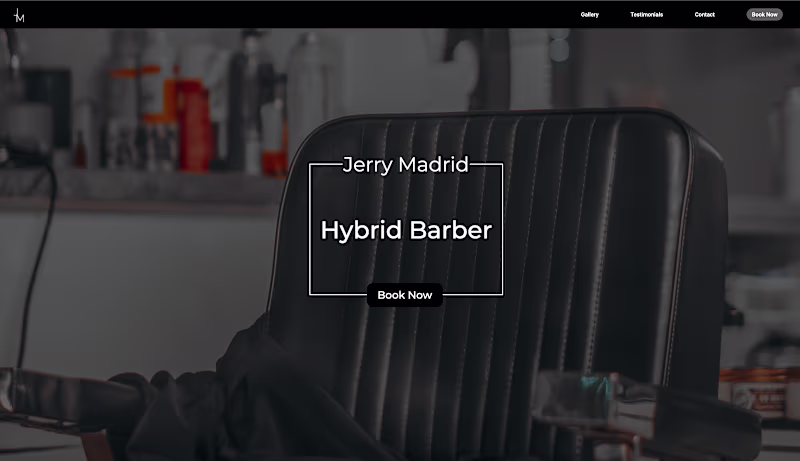 Cover image for Hybrid Barber Portfolio