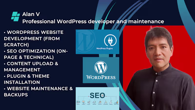 Cover image for Professional WordPress Website Development & Maintenance