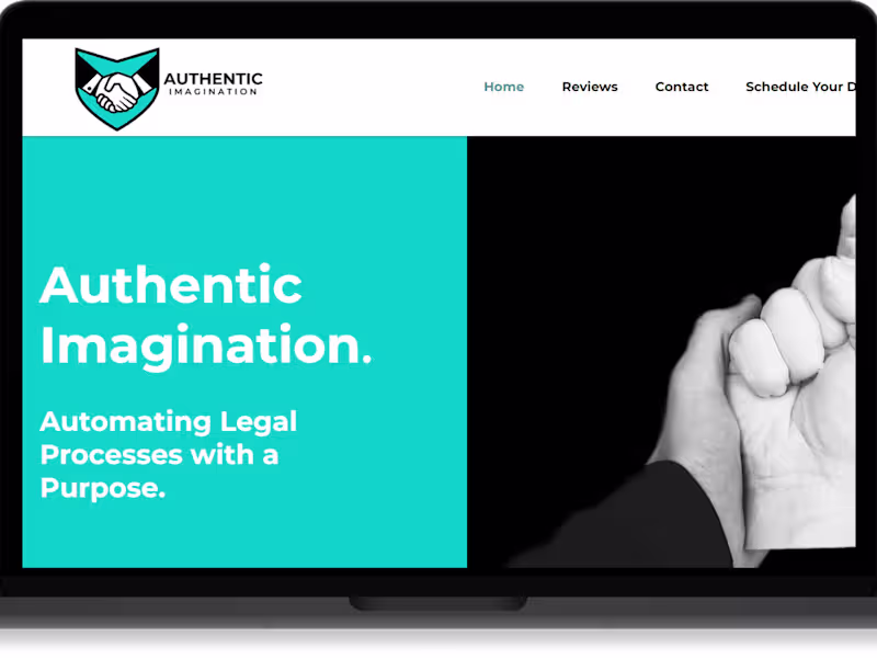 Cover image for AI-Related Legal Website with Responsiveness & Animation