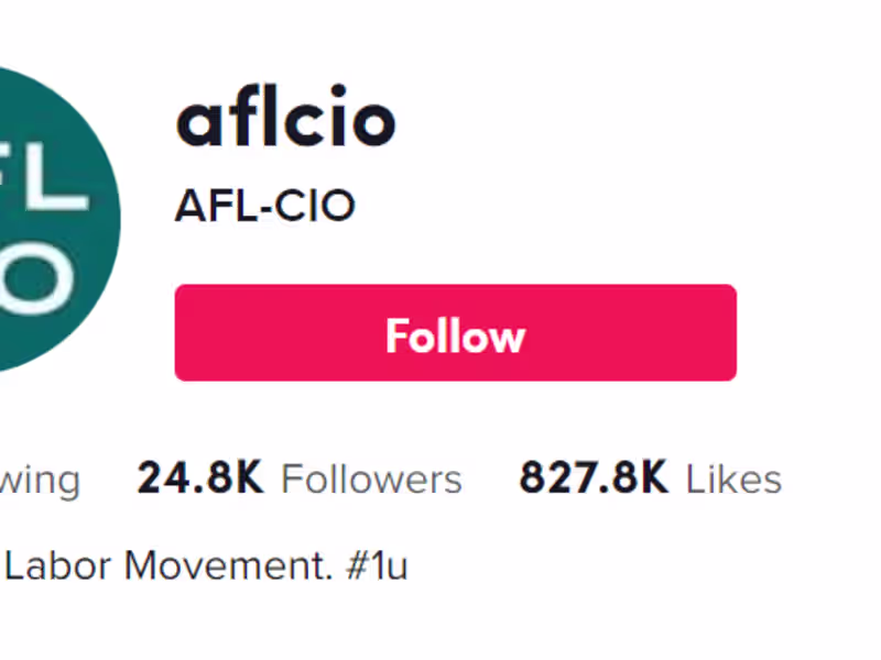 Cover image for AFL-CIO TikTok Account