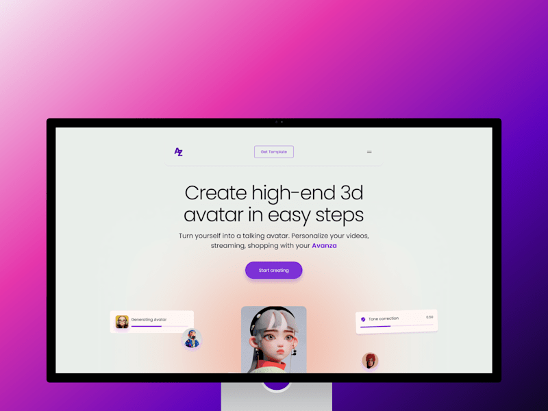 Cover image for Avanza - AI SaaS Websit
