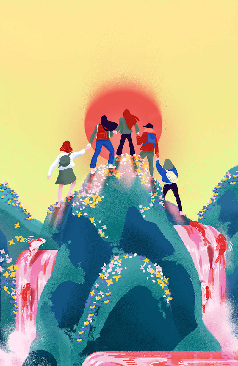 Cover image for Le Fondamenta Della Felicita | Book Cover and Illustrations