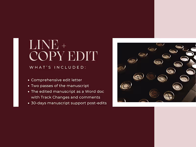 Cover image for Line + Copy Edit