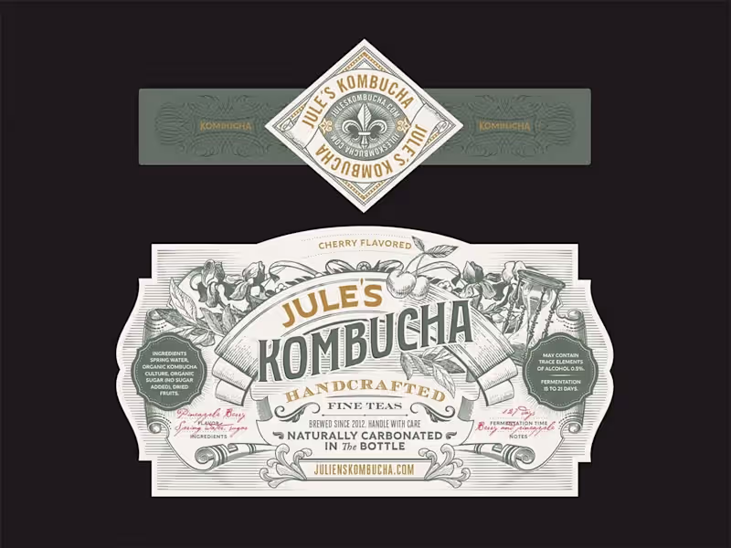 Cover image for Jules's Kombucha Sticker