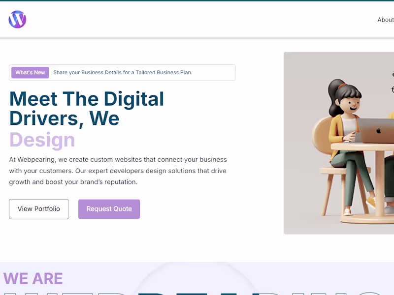 Cover image for Webflow Website Development for Small Business