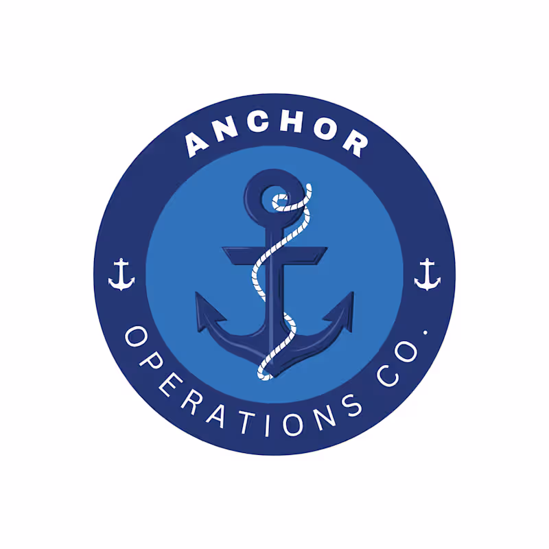 Cover image for Anchor Operations Co. — Brand Logo Design
