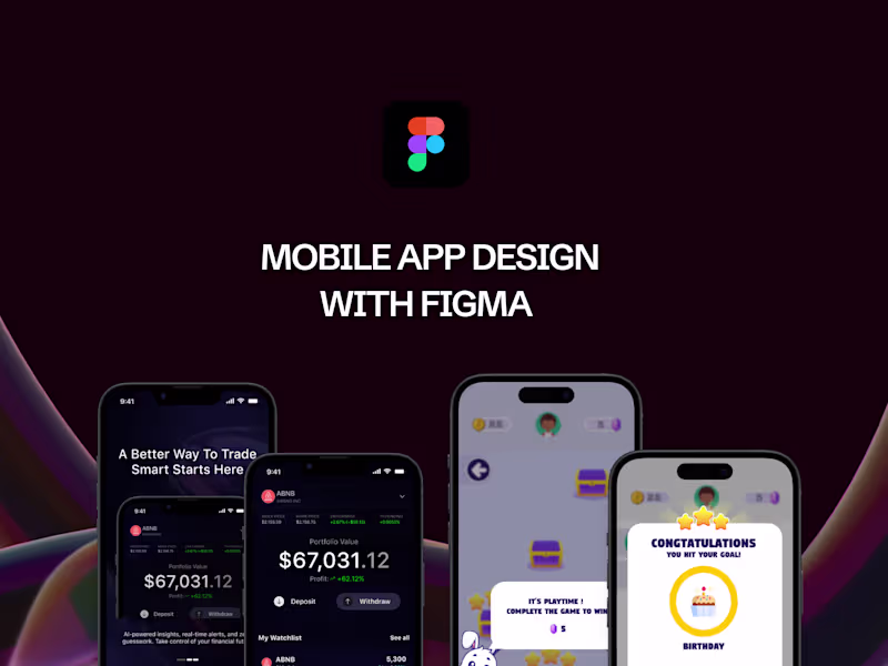 Cover image for Mobile App UI/UX Design