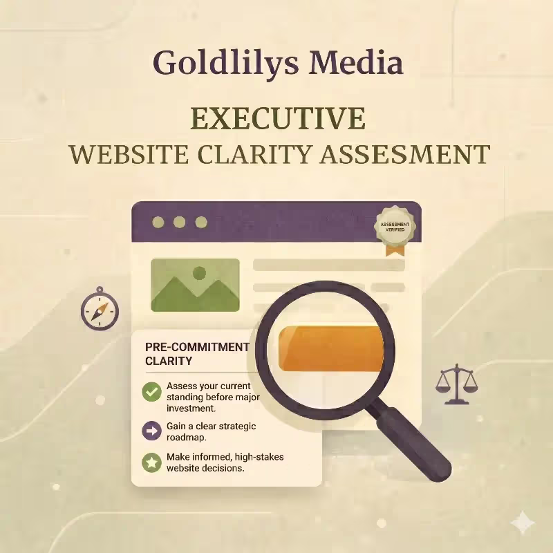 Cover image for Executive Website Clarity Assessment