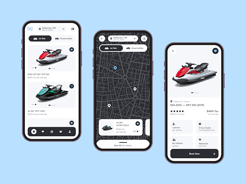 Cover image for Jetski Rental App for Northern Escape