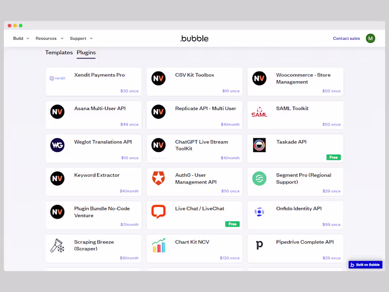 Cover image for Bubble.io Plugins