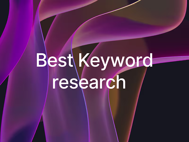 Cover image for I'll produce a profitable keyword research plan bespoke for you