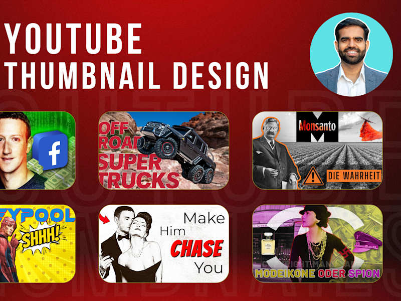 Cover image for Youtube Thumbnails Portfolio