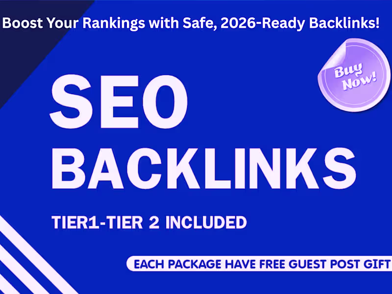 Cover image for Build High quality SEO Backlinks For Google Ranking